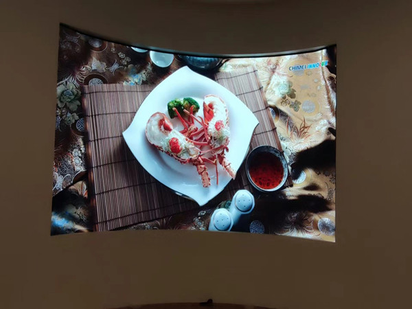 谢家集室内P2.5弧形LED屏